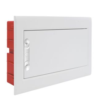 ETTROIT Centralino elettrico da incasso 18 moduli IP40 con portello cieco grigio RAL 7030 - DB112918