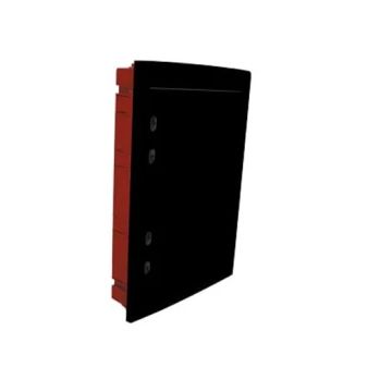 ETTROIT Centralino elettrico da incasso 54 moduli IP40 con portello cieco nero - DB112954B