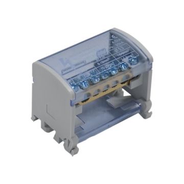 ETTROIT Ripartitore modulare 2 poli (2x7 uscite) 80A per quadro elettrico - DB1200207 ETTROIT Ripartitore modulare 2 poli (2x7 uscite) 80A per quadro elettrico - DB1200207