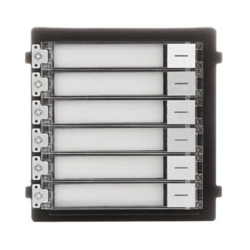 Hikvision DS-KD-KK Modulo espansione 6 tasti da esterno per videocitofoni Intercom Serie DS-KD8003