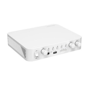 Hikvision DS-QAE0A60G1-VB Amplificatore Analogico da 60W con Ingressi Bluetooth, USB, RCA e Microfono per Sistemi di Diffusione Sonora