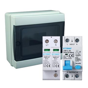 Quadro di campo AC monofase 6Kw light impianto fotovoltaico centralino 8 moduli Waterproof IP65