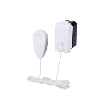 ETTROIT EV1101 Pulsante a tirante 1P 10A con corda colore bianco compatibile VIMAR PLANA