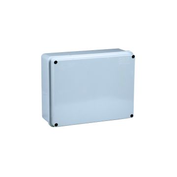 Scatola stagna di derivazione rettangolare con coperchio con viti in metallo 190x140x70mm con pareti lisce IP56 FAEG - FG13506