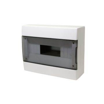 Centralino da parete 12 moduli bianco con portello fumè 280x225x100mm IP40 FAEG - FG14412B