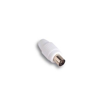 FANTON Spina coassiale TV Ø 9,5 mm connessione dritta per cavi fino a 7 mm di diametro