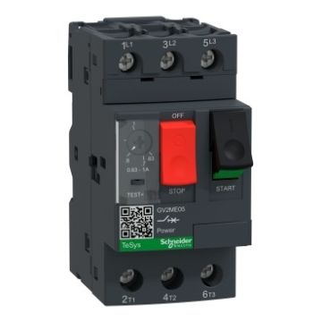 Schneider Electric TeSys Deca Salvamotore Magnetotermico 3P 0,63-1A 690V 100kA GV2ME05