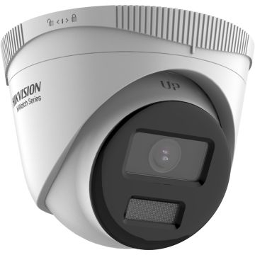 Hikvision HiWatch Telecamera IP Turret ColorVu 2MP PoE Luce Bianca 30 m IP67 HWI-T229HA