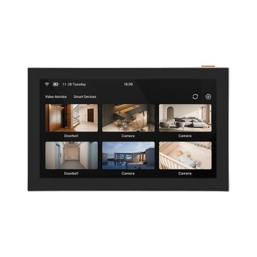 EZVIZ CS-SD7 EZVIZ Schermo intelligente interno, touchscreen a colori da 7" senza fili con batteria da 4600 mAh, audio a 2 vie e vista dal vivo