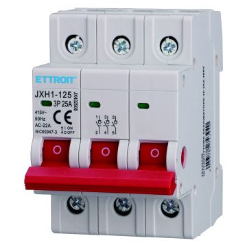 ETTROIT Interruttore Sezionatore DIN 3P 25A 415V - JX432500