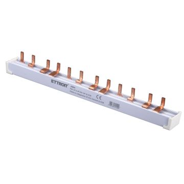 ETTROIT JXBS4 Pettine di collegamento 4P 63A 12moduli 22.5CM