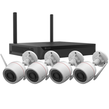 EZVIZ Kit Wireless ip videosorveglianza - 4 x Wifi Camera 4Mp H3C + Nvr Wifi 8 Canali CS-BW3844-KIT