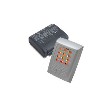 Cardin Kit tastiera in alluminio retroilluminata DKS1000 + interfaccia decoder 4ch automazione cancello