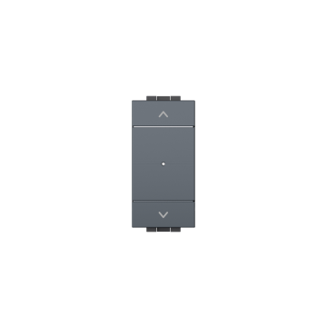 ETTROIT Comando pulsante tapparella smart Wifi Connesso saliscendi app Tuya colore grigio compatibile con Living LGWF1202