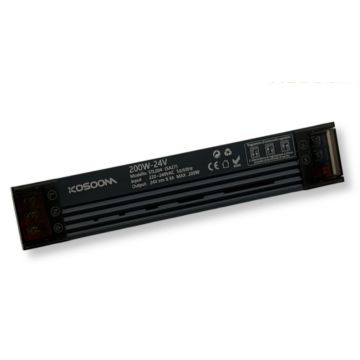 Kosoom Mini Alimentatore LED Dimmerabile 24V DC 200W Slim IP20 SA27 
