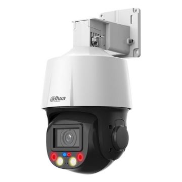 Dahua SD3E405DB-GNY-A-PV1 Telecamera IP PTZ 4MP con deterrenza attiva AI Zoom 5x Allarme audio bidirezionale H.265+ PoE+ e protezione IP66