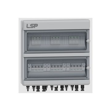 V-TAC Quadro di campo DC a 3 stringhe e 3 MPPT 1000VDC 16A IP65 quadro 18 Moduli LSP - 11952