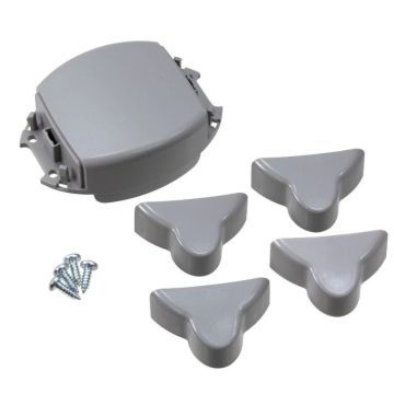 Nice SPGAP06400A Gruppo Plastiche per Asta Barriera M-LBAR e WIDE - Ricambio Originale