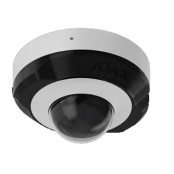 Ajax DomeCam Mini 5Mpx ASP Telecamera minidome IP cablata 2.8mm AI IR Baseline videosorveglianza - 76018.214.WH1