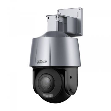 Dahua DH-SD3A200-GN-HI-A-PV-0400 Telecamera IP PT Full Color 2MP PoE 4mm con AI, Sirena e Luce Bianca