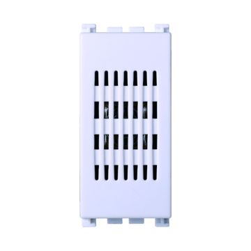 ETTROIT Buzzer 1 modulo 220V 6A Colore Bianco Compatibile Con Vimar Arke - VA1501B