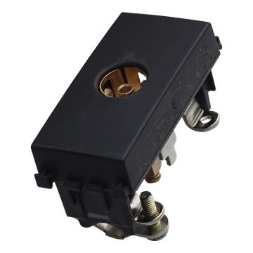 ETTROIT Connettore TV femmina colore nero, compatiblle VIMAR Arke - VA2251