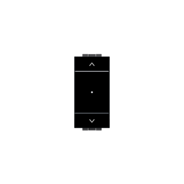 ETTROIT Comando pulsante tapparella smart Wifi Connesso saliscendi app Tuya colore nero compatibile con Living LNWF1202