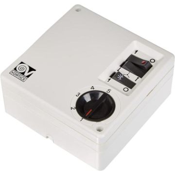 Scatola di comandi a parete per ventilatori a soffitto con KIT luce Vortice SCRR5L - sku 12964