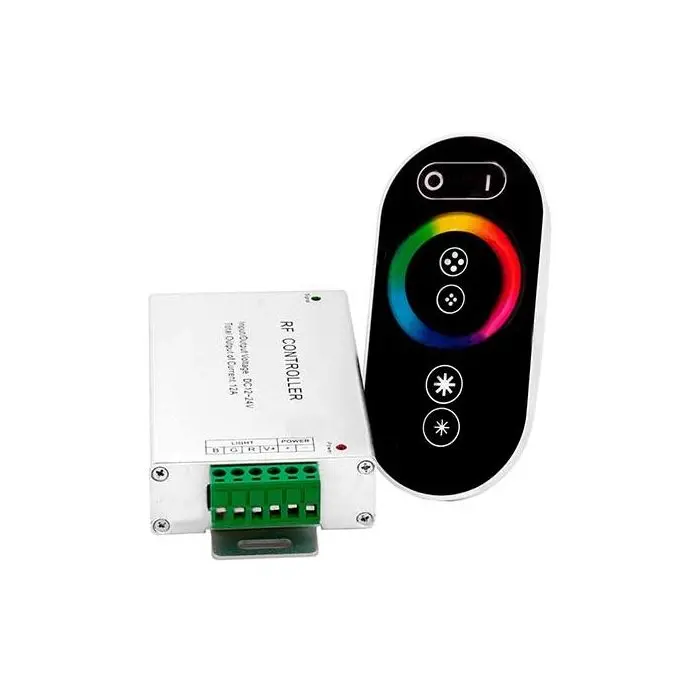 V-TAC VT-2405 Controller RF per strip LED RGB con telecomando touch - SKU  3312