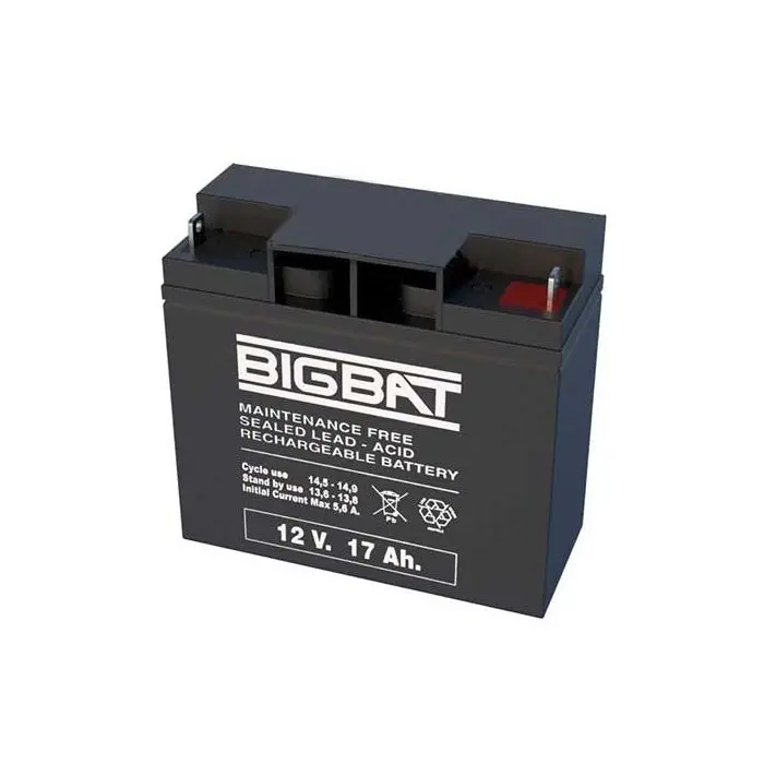 Rechargeable batteries au plomb VRLA 12V 17Ah Elan BigBat - sku 01217