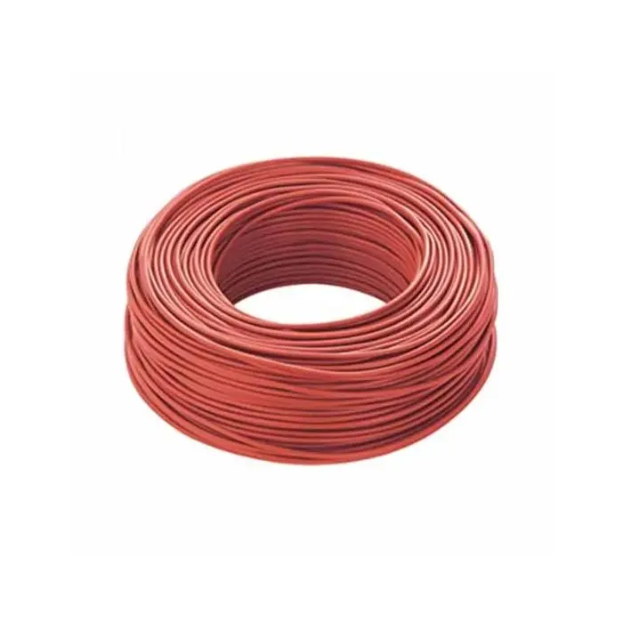 triveneta Cavo Elettrico Unipolare Filo Rame 1,5 2,5 4 6mm Ltc CPR Fs17 per  Impianti Casa, Rosso, 1,5 MM