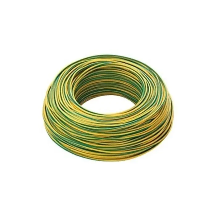 Cavo elettrico unipolare CPR FS17 450/750 1X4mm² giallo/verde - matassa 100m