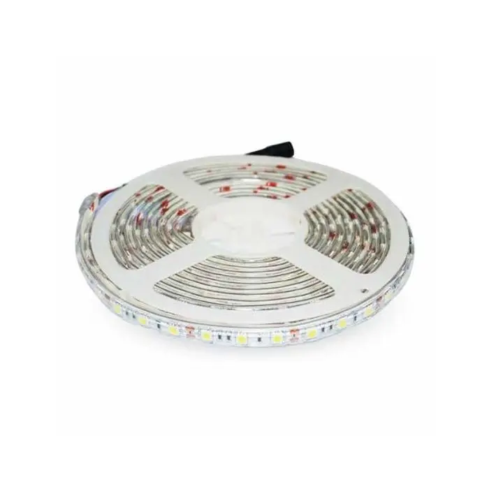 V-TAC VT-5050 Striscia LED 12V SMD5050 5M 3.5W/M 30LED/M 100LM/W  multicolore RGB Waterproof IP65 - SKU 212118