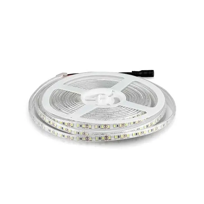 V-TAC VT-3528 12V led streifen strip SMD3582 5M 8W/M 120LED/M 100LM/W  neutralweiß 4000K Wasserdicht IP65 - SKU 212044