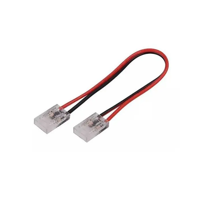 V-TAC Connettore flessibile innesto rapido per strisce LED COB di larghezza  8mm connettore 2 PIN - sku 2664