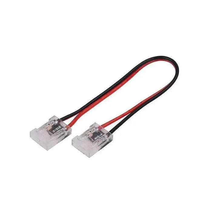 V-TAC Connettore flessibile innesto rapido per strisce LED COB di larghezza  10mm connettore 2 PIN - sku 2666