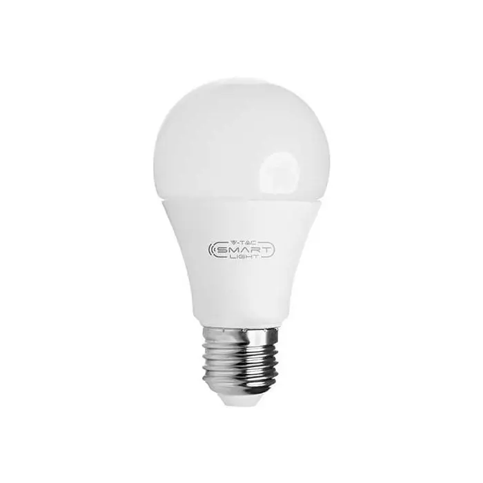 V-TAC Smart light VT-5113 lampadina E27 WiFi 11W A60 dimmable RGB+3IN1  google home e  alexa app smartphone - sku 212752