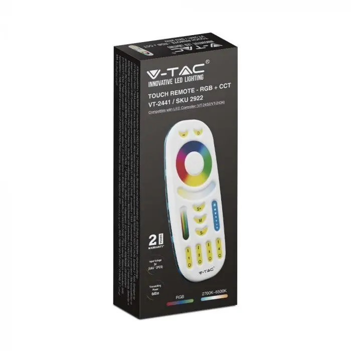 V-TAC VT-2441 Télécommande sans fil pour contrôleur de bande LED