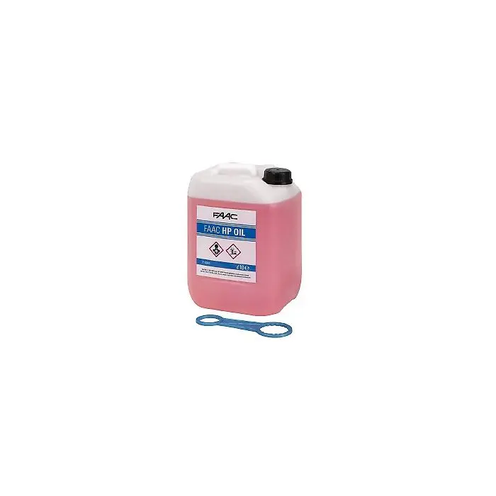 FAAC 714041 Hydrauliköl Hp Öl 10 lt für gleitenden und schwingenden  Hydraulikmotor