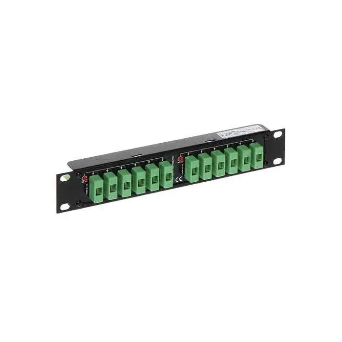 Fiche d'alimentation 12/24V - 12output x 1A Rack 10