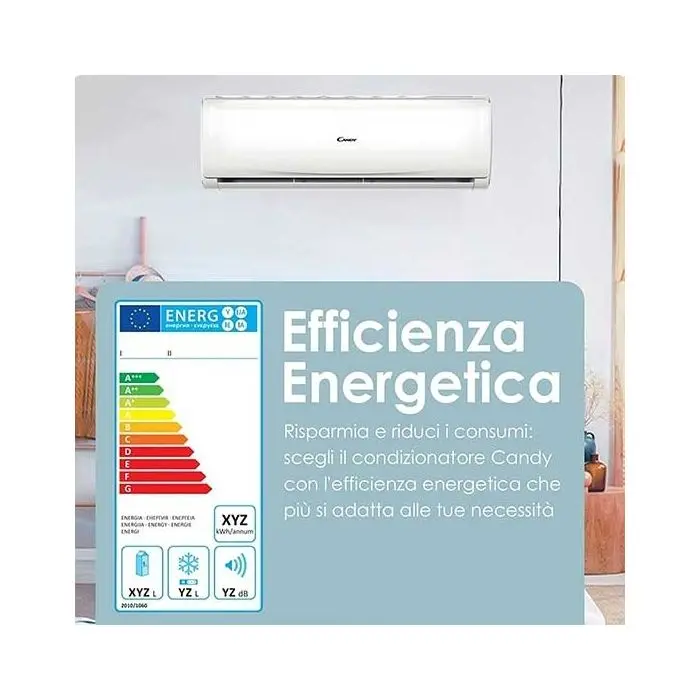 Climatizzatore Dual Split Candy 9000+9000 Btu - Classe A++/A+, Pompa Di Calore, Modello CY-2T14AOUT - Foto 8