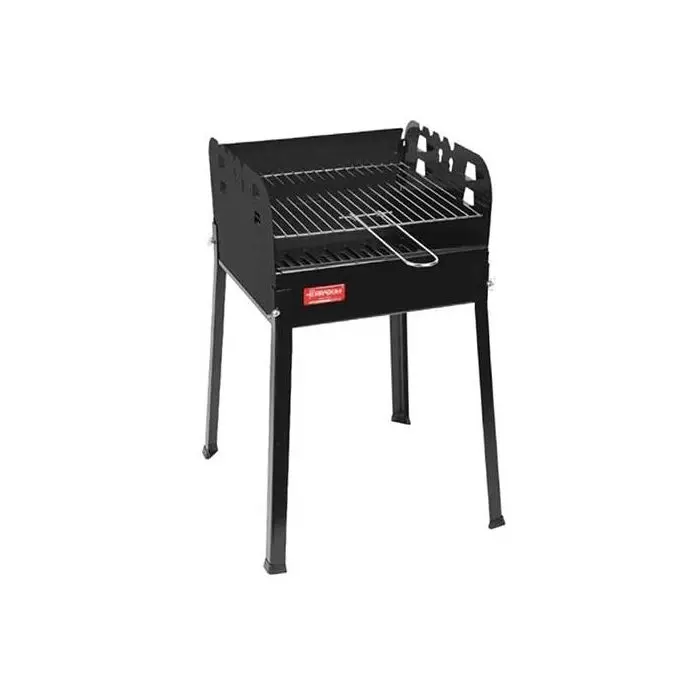 Ferraboli Barbecue CIAO a carbonella con griglia cromata 35x35cm regolabile  a doppio braciere