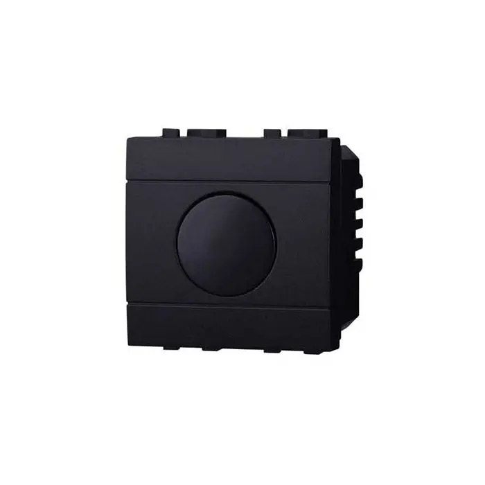 Interruttore temporizzato touch 2P 16A 250V compatibile Bticino Livinglight  colore nero