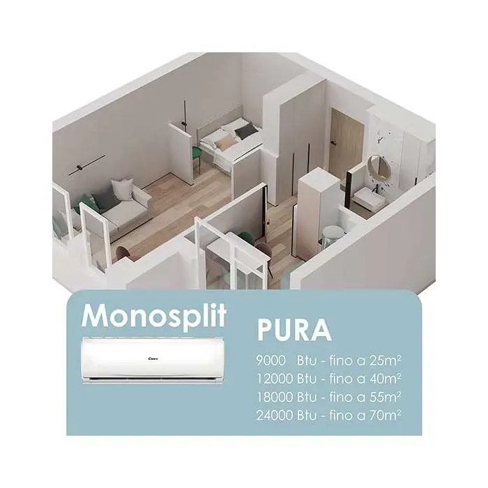 Climatizzatore Monosplit 12000 BTU Con WiFi - Classe A++/A+, Pompa Di Calore, Modello CY-12TA - Foto 3