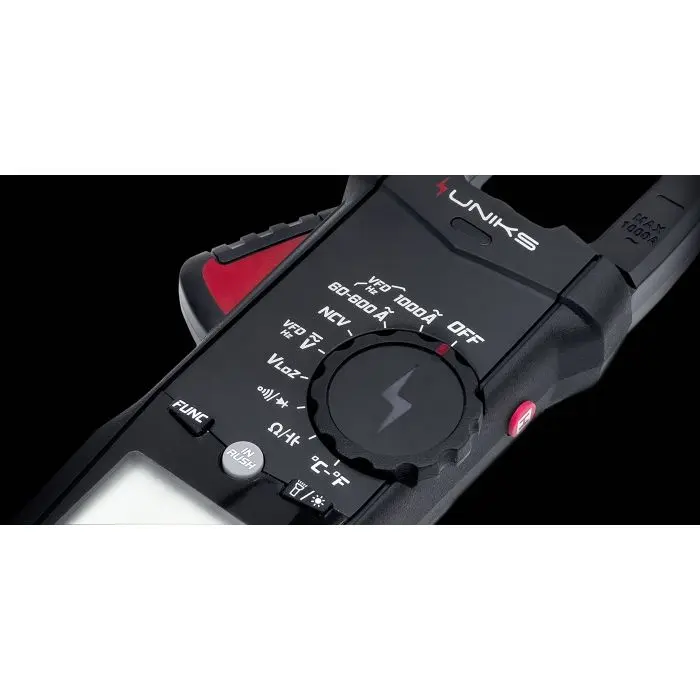 Pinza Amperometrica Digitale UNIKS C6 - Misura AC/DC Fino 600A, Per Fotovoltaico - Foto 5