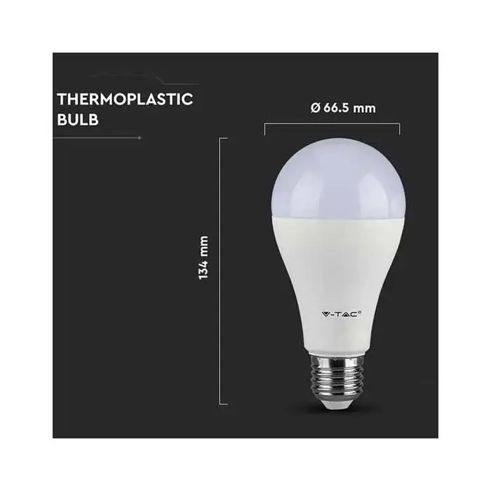 Kit 5 Lampadine Led 9W Bulb A58 Chip Samsung V-TAC PRO Attacco E27 VT-209 4000K SKU 157 - Foto 10