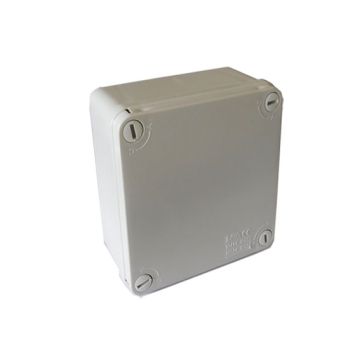 FAEG 13524 quadratische Anschlussdose 105 x 105 x 55 (1/4 TURN) glatte Abdeckung und IP56-Kunststoffschrauben