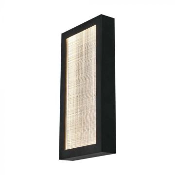 V-TAC VT-1188 LED wall light 20W Black body 200*50*400mm 3000K IP65 - 10558
