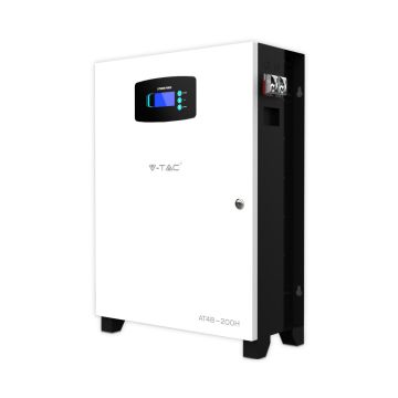 V-TAC AT48-200H LiFePO4 Storage Battery 10.24kWh LiFePO4 NEW BMS Photovoltaic Inverter CEI 0-21 51.2V 200Ah 10 Year Warranty - 114473