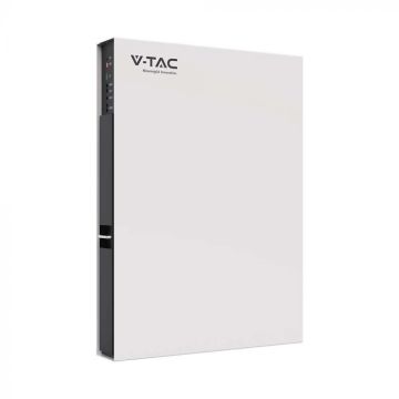 V-TAC 7.68kWh LiFePO4 Storage Battery with Integrated BMS for Photovoltaic Inverter CEI 0-21 48V 160Ah
